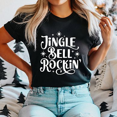 Jingle Bell Rockin' Sparkle - Womens Short Sleeve Tee