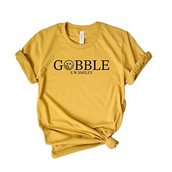 S.W.Smiley Gobble Typewriter - Women's Short Sleeve Graphic T-Shirt