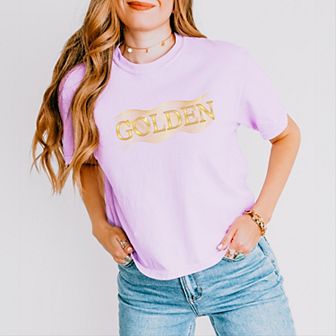 Golden - Boxy Crop Top