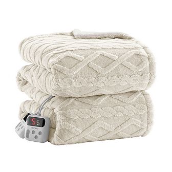Garvee Ultra-Soft Flannel Dual-Zone Electric Blanket — 10 Heat Levels & 1-10-H Time Settings