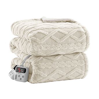 Garvee Ultra-Soft Flannel Electric Blanket — 10 Heat Levels & 1-10-H Time Settings