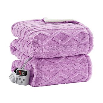 Garvee Ultra-Soft Flannel Electric Blanket — 10 Heat Levels & 1-10-H Time Settings