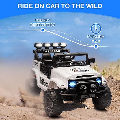 12V Ride On Truck Car, Battery Powered Car with/Remote Control