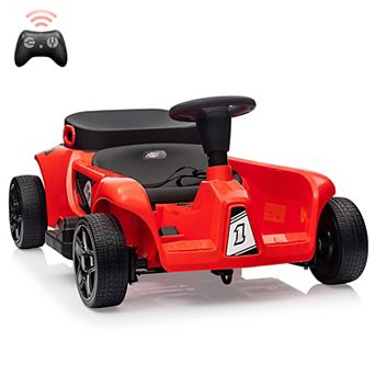 24V 4-Wheel Electric Ride On Car for Kids, 2 Seater w/Dual 120W Motors