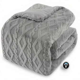 Garvee Soft Electric Blanket-6-Temp Heat Levels 2-10H Timer & Fast Heating with Overheat Protection