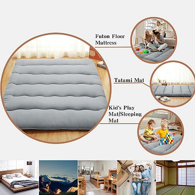 Garvee Futon Floor Mat Japanese Floor Mattress for Versatile Sleeping & Space-Smart Living