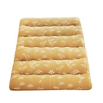 Garvee Blossom Rest Floral Tatami Mat 5-Layer Foldable Futon Mattress for Sleeping Travel&Camping