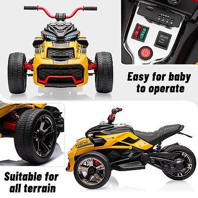 12V Ride on ATV Electric Motorcycle, Battery Powered Electric Vehicle