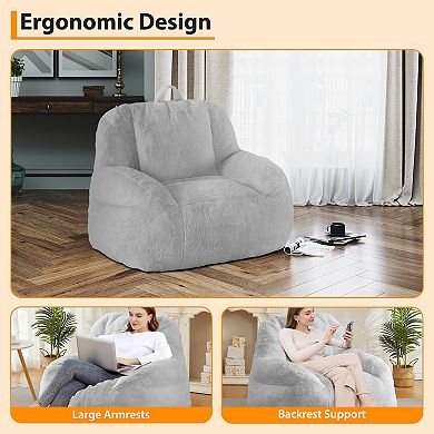 Garvee Plush Sponge Sofa-39*39*29 in Cozy Durable Seating for Living Room Bedroom