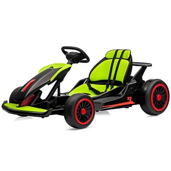 Go Kart, Electric Drift Kart Car with Adjustable Seat