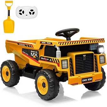 Kids Ride On Dump Truck 12V Ride On Construction Vehicle