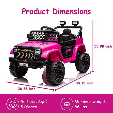 12V Kids Ride On Truck Battery Powered Ride On Car Toy