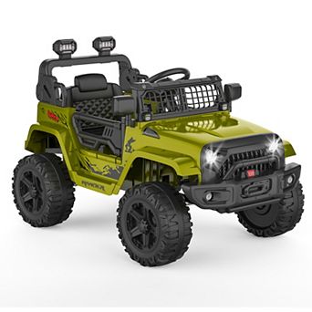 12V Kids Ride On Truck, Battery Powered Electric Vehicle with Remote Control
