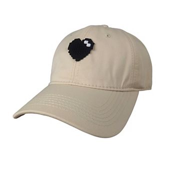 Women's Pixel Heart Wide - Brim Baseball Cap