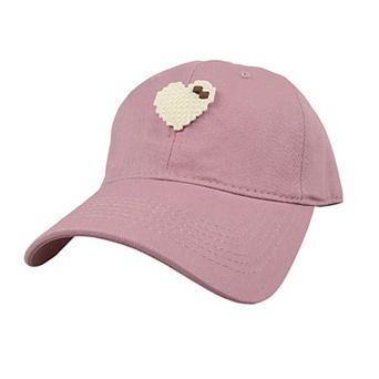 Women's Pixel Heart Wide - Brim Baseball Cap