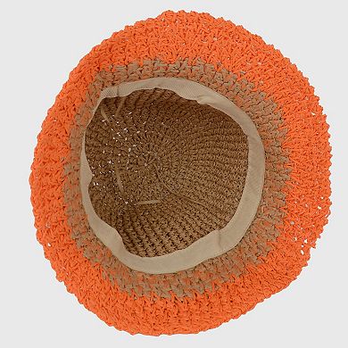 Women's Stylish Ombre Design Crochet Bucket Hat