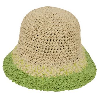 Women's Stylish Ombre Design Crochet Bucket Hat