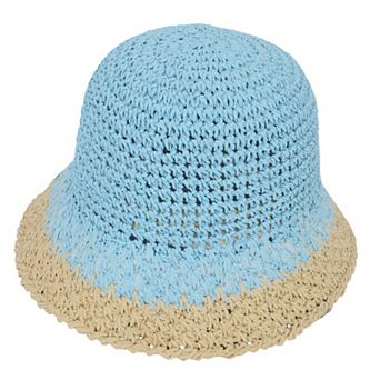 Women's Stylish Ombre Design Crochet Bucket Hat