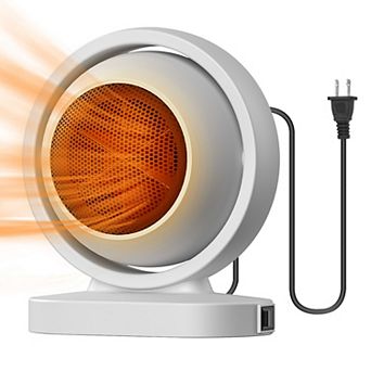 380W Portable Space Heater with 30° Tilt, Fast Heating, Overheat & Tip-Over Protection