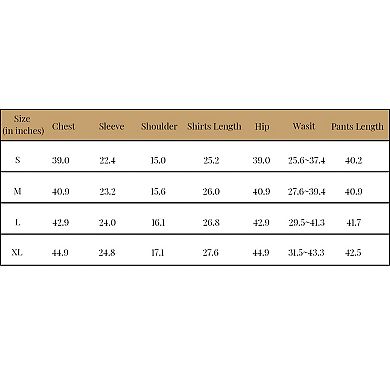 Women's Sleepwear Long Sleeve Tops and Plaid Pants Family Pajamas Set