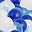 Metallic Blue White