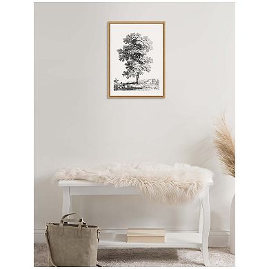 Sylvie Jean Victor Bertin Study of a Tree 1816 Framed Canvas by The Art Institute of Chicago