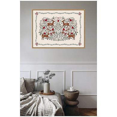 Sylvie Framed Canvas The Winter Woods by Vicky Yorke
