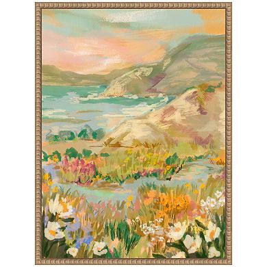 Sylvie Landscape 4 Framed Canvas by Annie Quigley