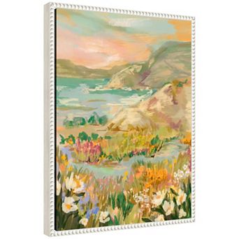 Sylvie Landscape 4 Framed Canvas by Annie Quigley