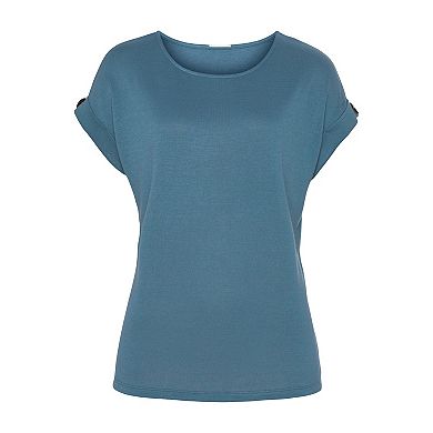 Lascana Women's 2 Pk Button Detail Tops