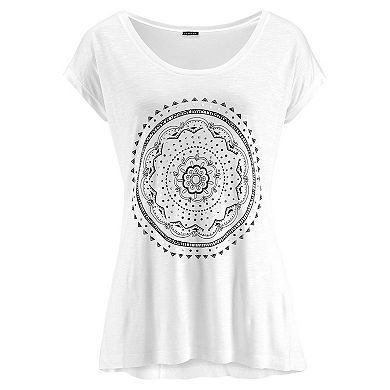 Lascana Women's Mosaic Boho Print Top