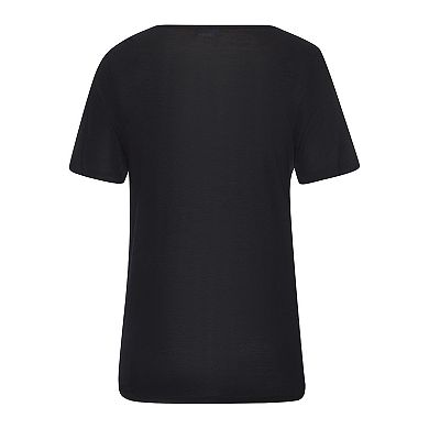 Lascana Women's Short Sleeve Wrap Look Top