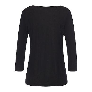 Lascana Women's Mosaic Print 3/4 Sleeve Top