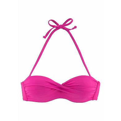Lascana Women's Twist Bandeau Bikini Top