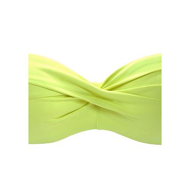 Lascana Women's Twist Bandeau Bikini Top