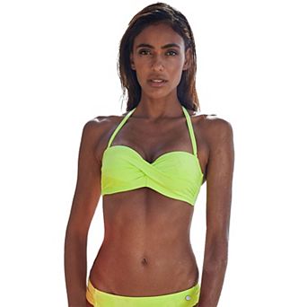 Lascana Women's Twist Bandeau Bikini Top