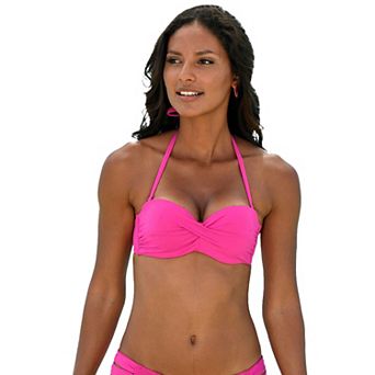 Lascana Women's Twist Bandeau Bikini Top