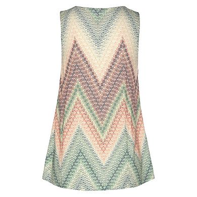 Lascana Women's Printed V-Neck Tank Top