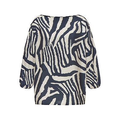 Lascana Women's Boat Neck Balloon Sleeve Blouse