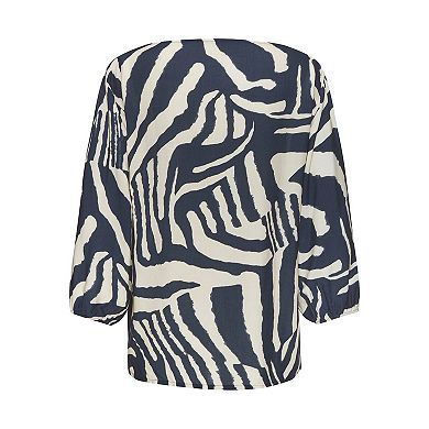 Lascana Women's Boat Neck Balloon Sleeve Blouse