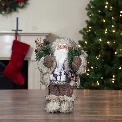 Northlight 12-in. Mountain Santa Standing Christmas Figure