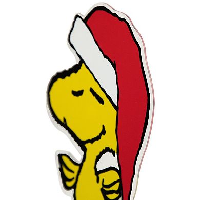 Northlight 7-in. Peanuts Woodstock Santa Hat Window Cling