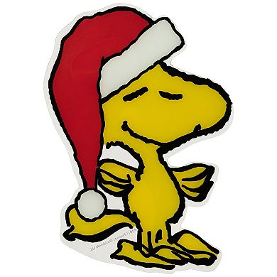 Northlight 7-in. Peanuts Woodstock Santa Hat Window Cling