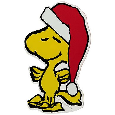 Northlight 7-in. Peanuts Woodstock Santa Hat Window Cling