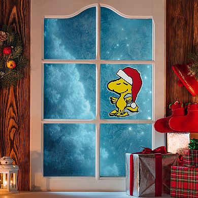 Northlight 7-in. Peanuts Woodstock Santa Hat Window Cling
