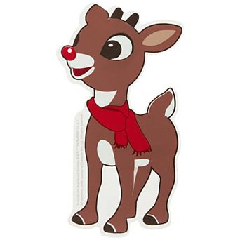 Northlight 8 in Rudolph the Red-Nosed Reindeer Double-Sided Gel Window Cling