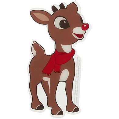Northlight 8-in. Rudolph the Red-Nosed Reindeer Double-Sided Gel Window Cling