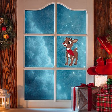 Northlight 8-in. Rudolph the Red-Nosed Reindeer Double-Sided Gel Window Cling