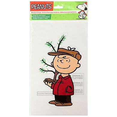 Northlight Charlie Brown with Iconic Tree Double Sided Window Cling