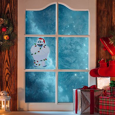 Northlight Rudolph the Red-Nosed Reindeer Bumble Wrapped in Lights Double-Sided Wall Decal